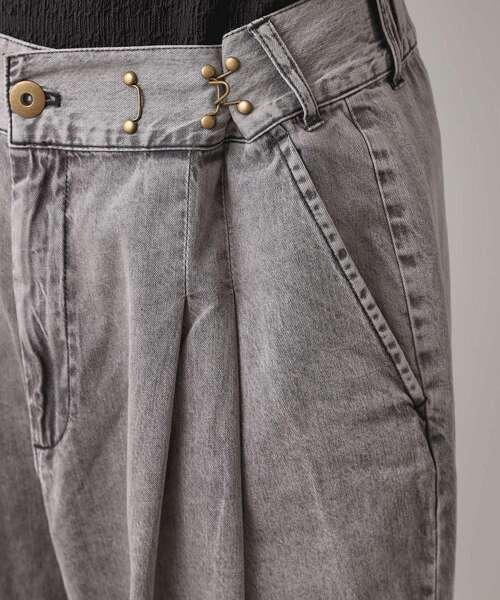 THE SHOP TK パンツ ツータックワイドデニムパンツ メンズ : ZOZOTOWN