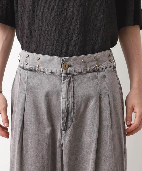 THE SHOP TK パンツ ツータックワイドデニムパンツ メンズ : ZOZOTOWN