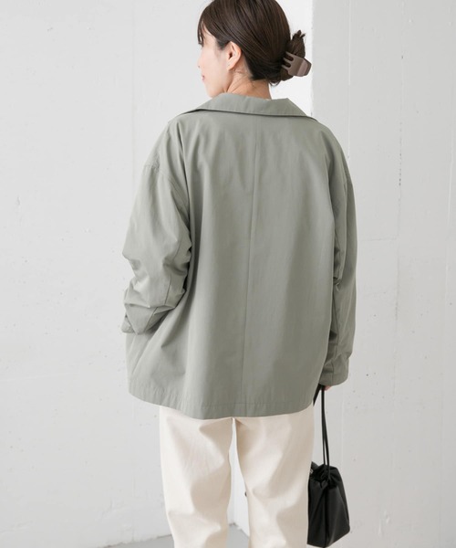 URBAN RESEARCH DOORS ネイビー ピーコート URBAN RESEARCH DOORS レディースPコート（色：ネイビー系