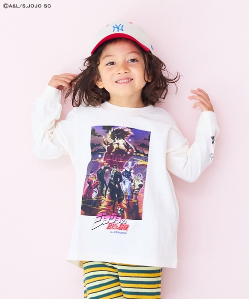 Jojoさん専用 tシャツ 「ジョジョの奇妙な冒険」別注L/S Tee キッズ 子供服 男の子