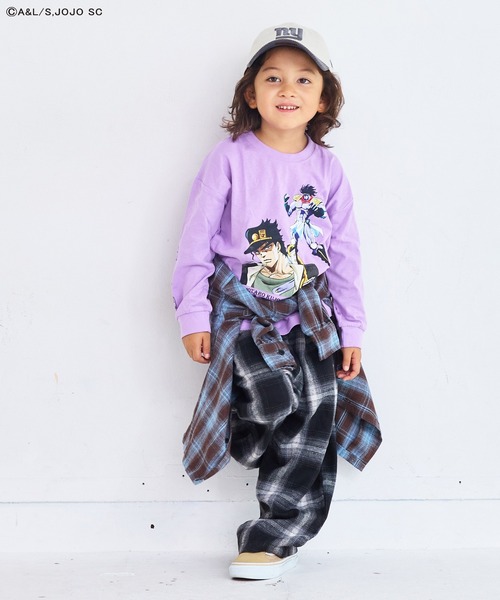 tシャツ 「ジョジョの奇妙な冒険」別注L/S Tee キッズ 子供服 男の子