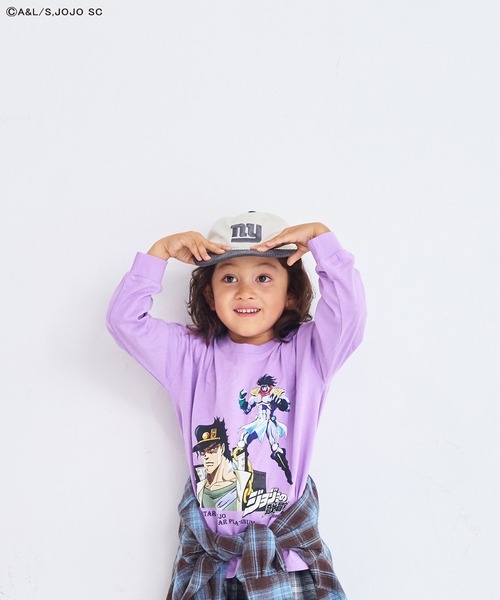 tシャツ 「ジョジョの奇妙な冒険」別注L/S Tee キッズ 子供服 男の子