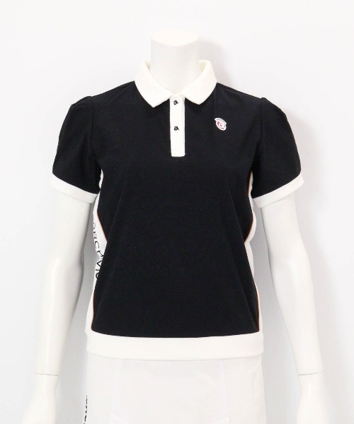 archivio（アルチビオ） ポロシャツ ポロ 「LADIES」綿ベロア切替UV冷