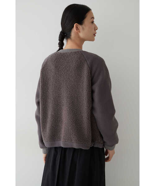 「human woman」 長(zhǎng)袖カットソー MEDIUM グレー レディース