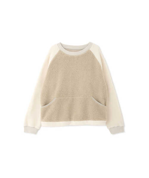 「human woman」 長(zhǎng)袖カットソー MEDIUM グレー レディース