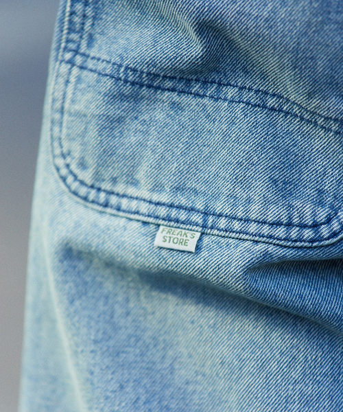 「FREAK'S STORE」 加工デニムパンツ MEDIUM ネイビー メンズ