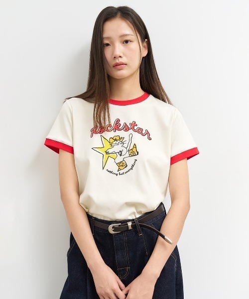 iDea ロゴ入り Tシャツ GENERAL IDEA tシャツ GENERAL IDEA/ジェネラルアイディア rock star