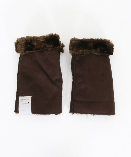 手袋 mko13025-Faux Mouton Fingerless Gloves フィンガーレスグローブ(AG05-023acf) メンズ_11