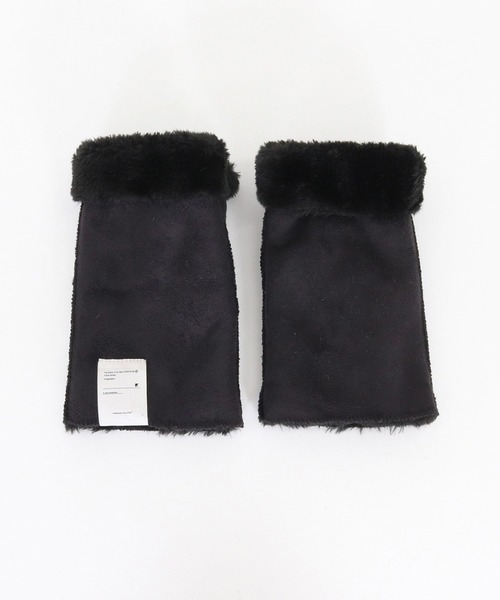 手袋 mko13025-Faux Mouton Fingerless Gloves フィンガーレスグローブ(AG05-023acf) メンズ_13