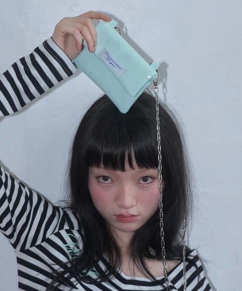 Smyeon ポーチ Chain compact pouch bag/チェーンコンパクトリップ