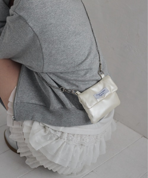 Smyeon ポーチ Chain compact pouch bag/チェーンコンパクト