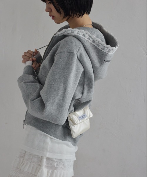 Smyeon Chain compact pouch bag ピンク Smyeon ポーチ Chain compact pouch bag/チェーンコンパクト
