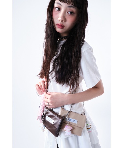 Smyeon Chain compact pouch bag ピンク Smyeon ポーチ Chain compact pouch bag/チェーンコンパクト