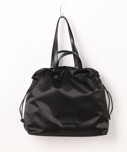 LANVIN en Blue 2way ブラックバック LANVIN en Bleu 「LANVIN Bleu」 2WAYバッグ FREE ブラック レディース