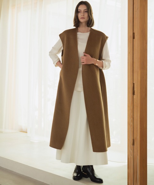 ELFRANK ベスト ジレ 「2025AW」「ウール70％」オーバーシルエット V