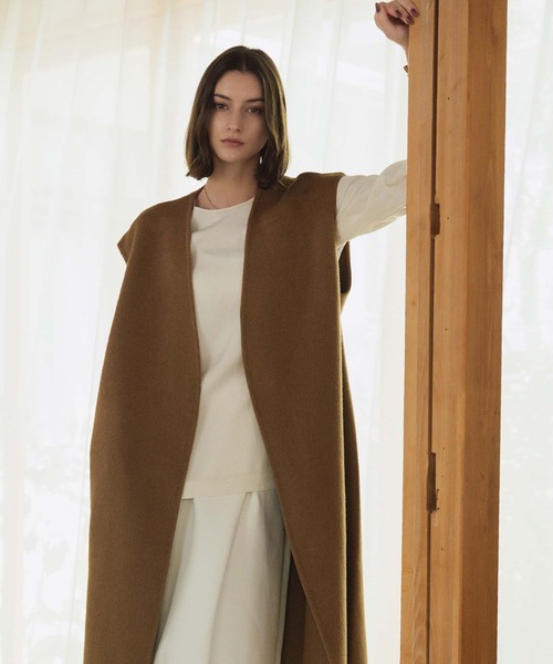 ELFRANK ベスト ジレ 「2025AW」「ウール70％」オーバーシルエット V