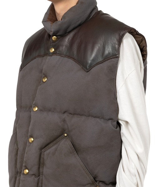 ベスト ジレ Rocky Mountain Featherbed x KAMIYA ”Duck Down Vest メンズの画像