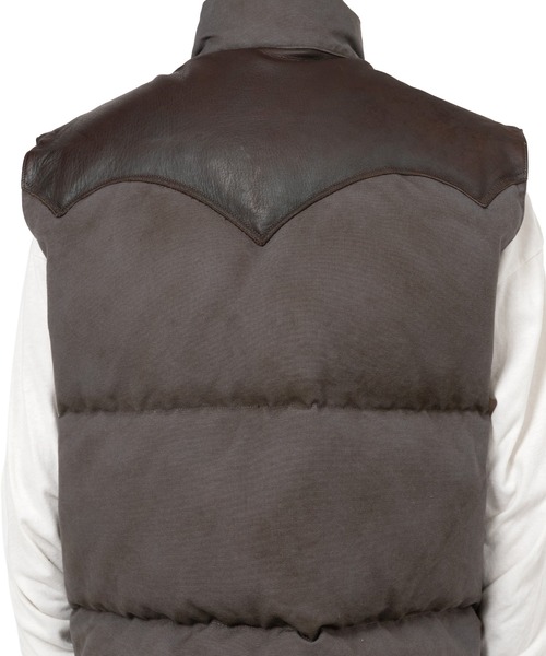 ベスト ジレ Rocky Mountain Featherbed x KAMIYA ”Duck Down Vest メンズの画像