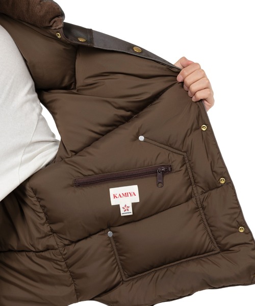 ベスト ジレ Rocky Mountain Featherbed x KAMIYA ”Duck Down Vest メンズの画像