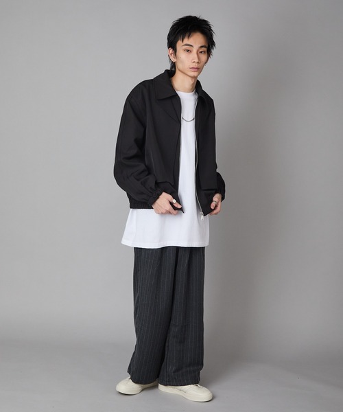 Theater code ブルゾン アウター Full-Zip Faux Layered Jacket