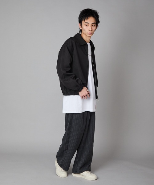 【新品未使用】sueundercover 21ss ドッキングレイヤードブルゾン Theater code ブルゾン アウター Full-Zip Faux Layered Jacket