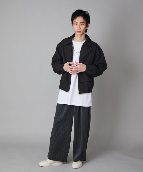 Theater code ブルゾン アウター Full-Zip Faux Layered Jacket