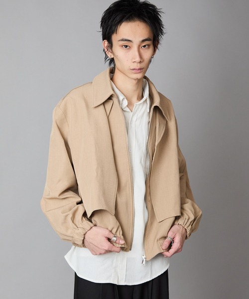 Theater code ブルゾン アウター Full-Zip Faux Layered Jacket