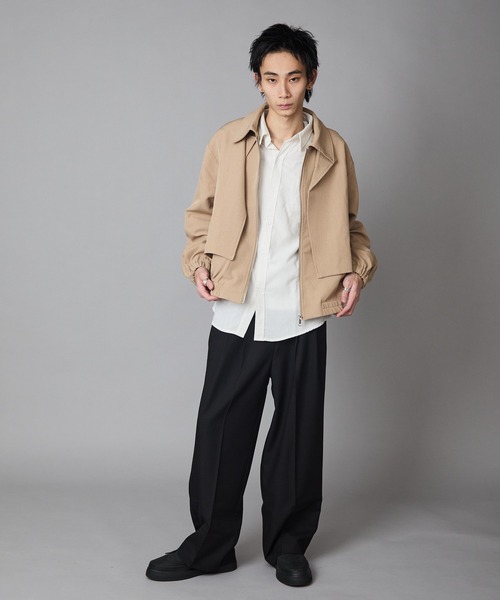 Theater code ブルゾン アウター Full-Zip Faux Layered Jacket