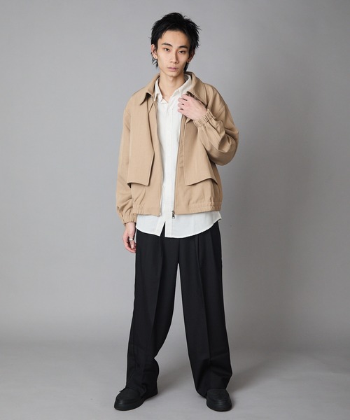 Theater code ブルゾン アウター Full-Zip Faux Layered Jacket