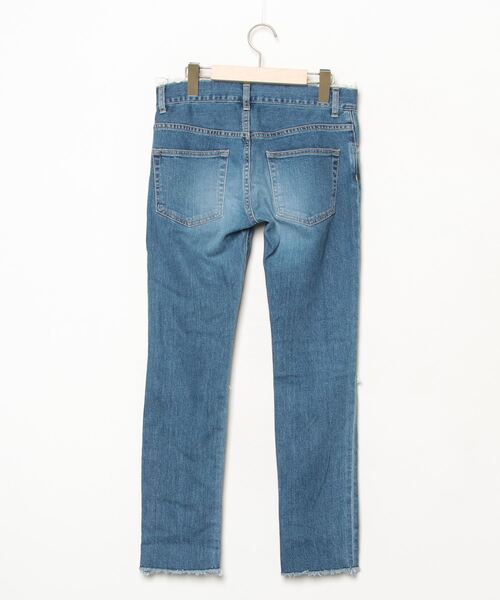 [Traditional Weatherwear] повреждение обработка Denim брюки S голубой женский 