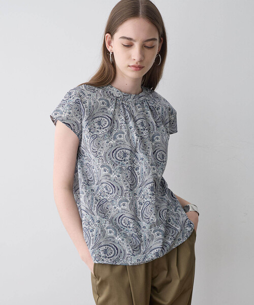 「LE SOUK HOLIDAY」 半袖シャツ L ブラック レディース_画像3