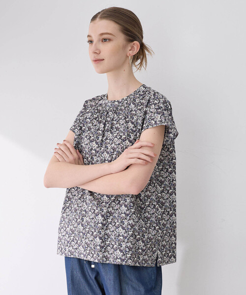 「LE SOUK HOLIDAY」 半袖シャツ L ブラック レディース_画像5