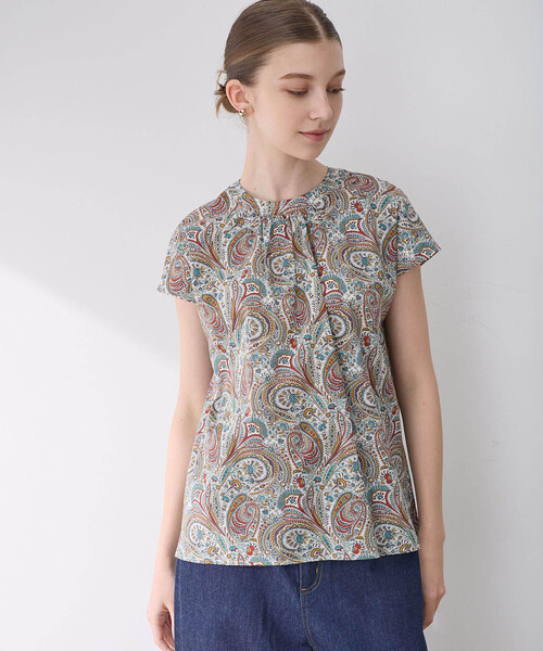 「LE SOUK HOLIDAY」 半袖シャツ L ブラック レディース_画像8