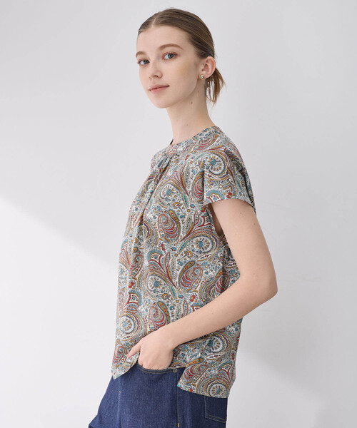 「LE SOUK HOLIDAY」 半袖シャツ L ブラック レディース_画像9