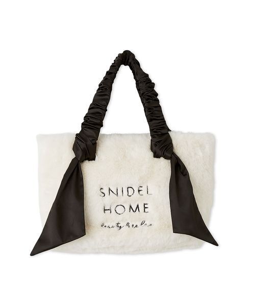 SNIDEL ナイロンファートートバッグ SNIDEL HOME ハンドバッグ ファーバッグ : ZOZOTOWN Yahoo!店 - 通販