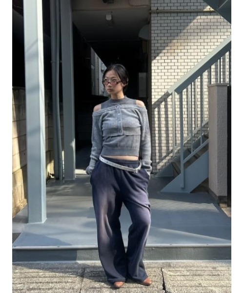 LAGUA GEM（ラグアジェム） スウェットパンツ ジャージ VINTAGE WASH
