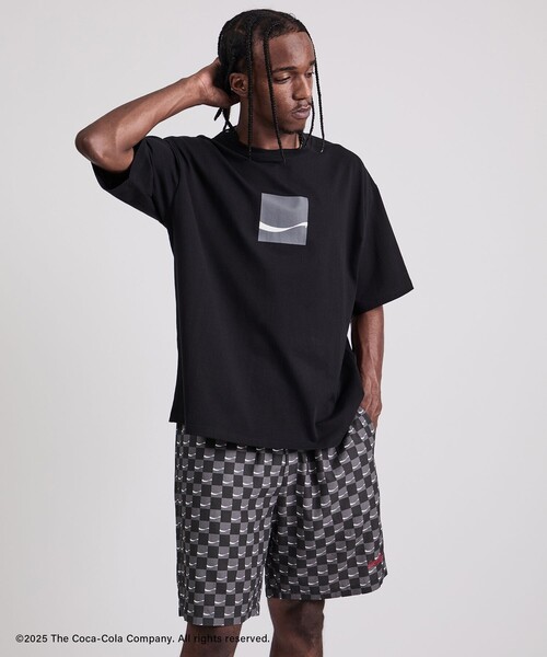 【ブラック系（02）】Coca-Cola 70s DRD All Over Printed Shirt Saturdays NYC（サタデーズ ニューヨークシティ） tシャツ Coca-Cola