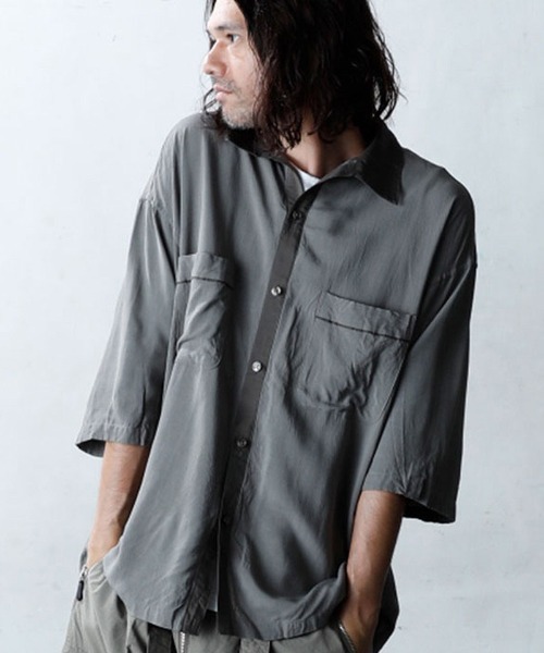 「EGO TRIPPING」 半袖シャツ 48(L) ブラック メンズ_画像6