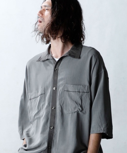 「EGO TRIPPING」 半袖シャツ 48(L) ブラック メンズ_画像7