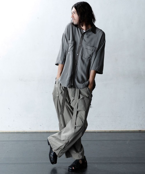 「EGO TRIPPING」 半袖シャツ 48(L) ブラック メンズ_画像8