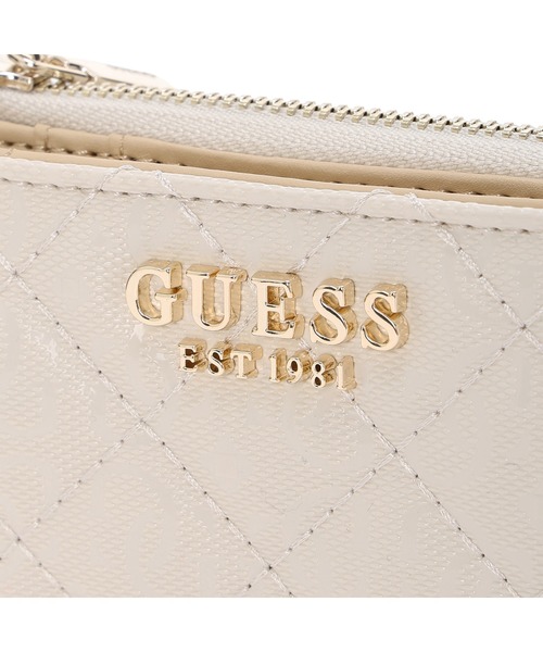 GUESS（ゲス） 二つ折り財布 財布 IDRA Slg Zip Around Card Case 