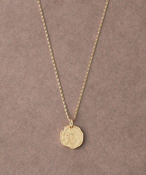 ete ダイヤモンドメダリオン ネックレス ete bijoux（エテ ビジュー） ネックレス 「ライフイズアジャーニー