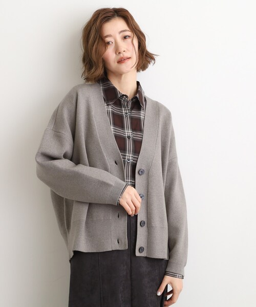 grove（グローブ） カーディガン 季節に映える ニットカーディガン