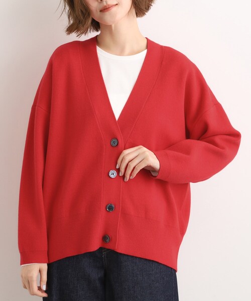 GRANCY カーディガン 即完 Lサイズ レッド GRANCY カーディガン 即完 Lサイズ レッド GRANCY グランシー