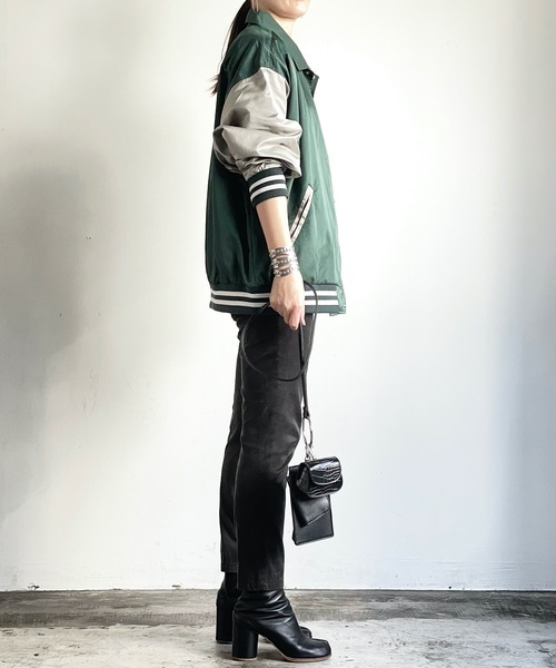 「COMMON WARE」 スタジャン M レッド レディース_画像5