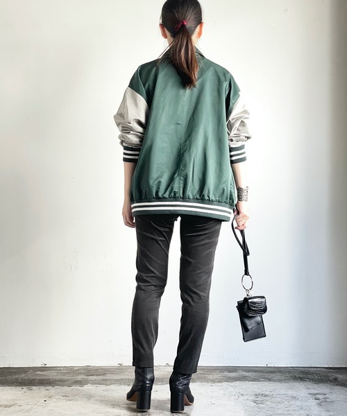 「COMMON WARE」 スタジャン M レッド レディース_画像7