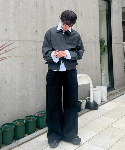 Chikashitsu+（チカシツプラス） ブルゾン アウター 「Chikashitsu +