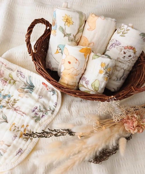 SweetMommy（スウィートマミー） ベビー 6重ガーゼ ベビー 沐浴6枚