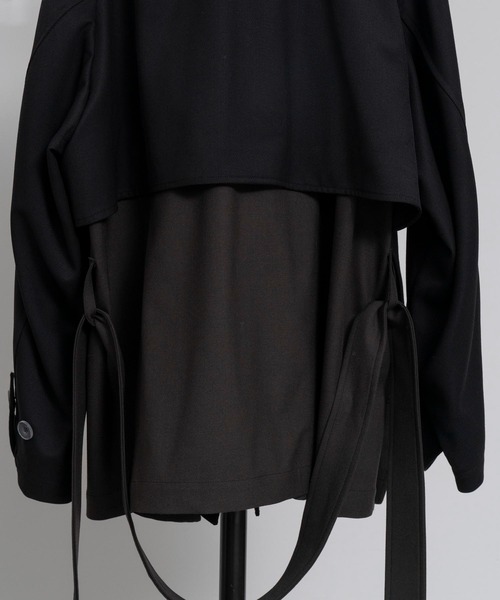 メゾンスペシャル　ジャケット　ブラック MAISON SPECIAL（メゾンスペシャル） ジャケット 44 ダークブラック