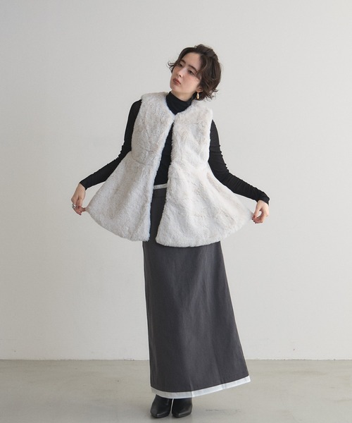 タグ付き未使用♡ファーペプラムジレ ファーペプラムジレ / LUDIC PARK（ルディックパーク）のジャケット